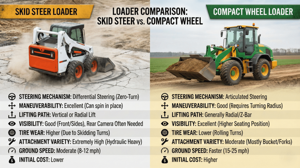 The Skid Steer Loaders with small-scale Mining