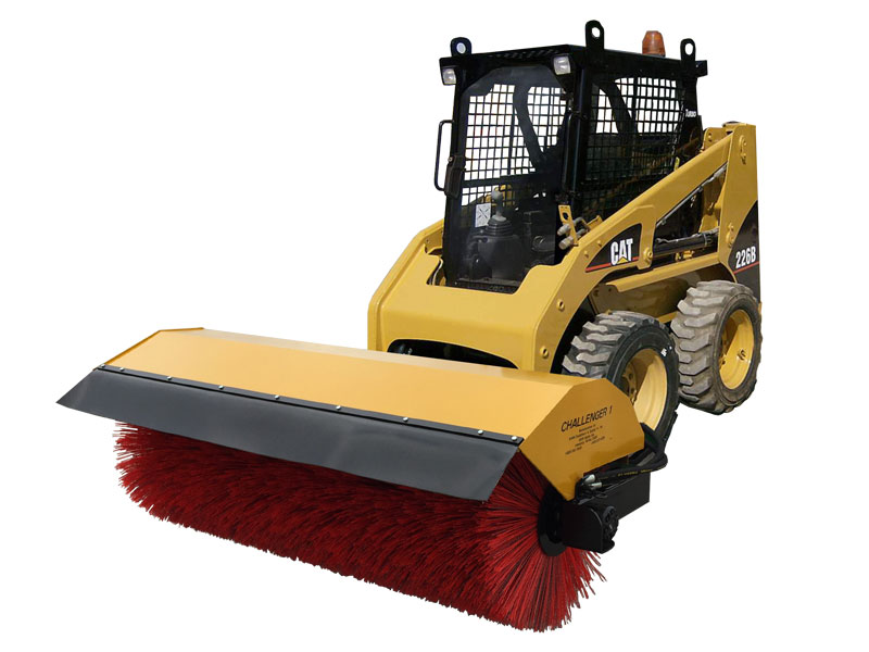 brooms & sweepers for skid steers