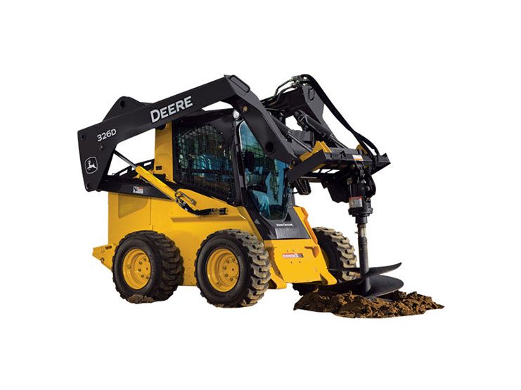 skid steer auger attachment for digging