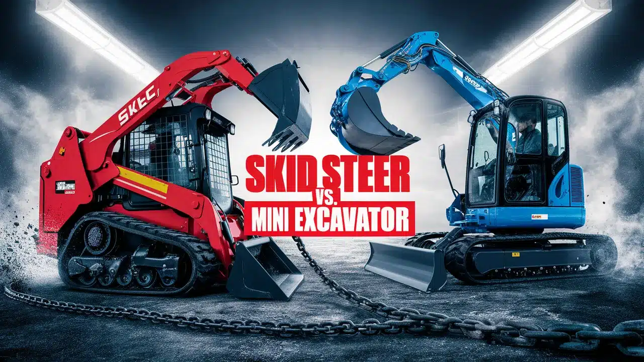 Skid Steer vs. Mini Excavator: What’s the Difference?