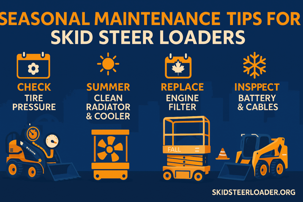 Seasonal Maintenance Tips for Skid Steer Loaders