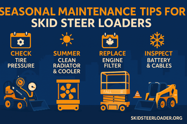 Seasonal Maintenance Tips for Skid Steer Loaders
