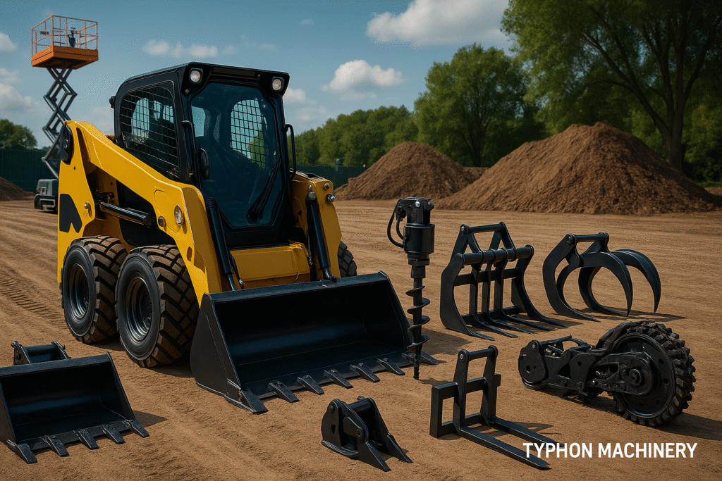 Skid steer loader attachments heavy equipment - Featured Image
