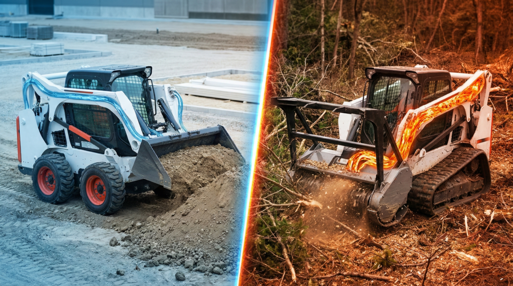 High-Flow vs Standard-Flow Skid Steer