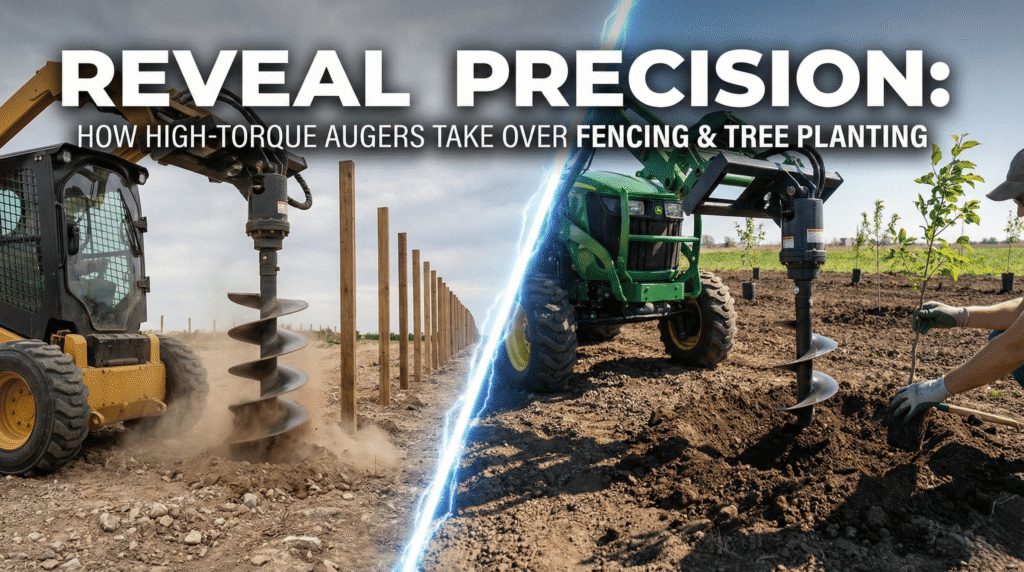 High-Torque Skid Steer Auger