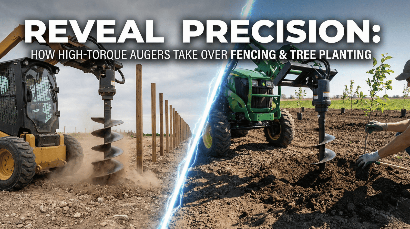 High-Torque Skid Steer Auger