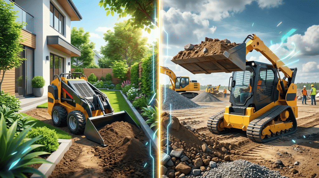 Mini Skid Steer vs Full-Size Skid Steer
