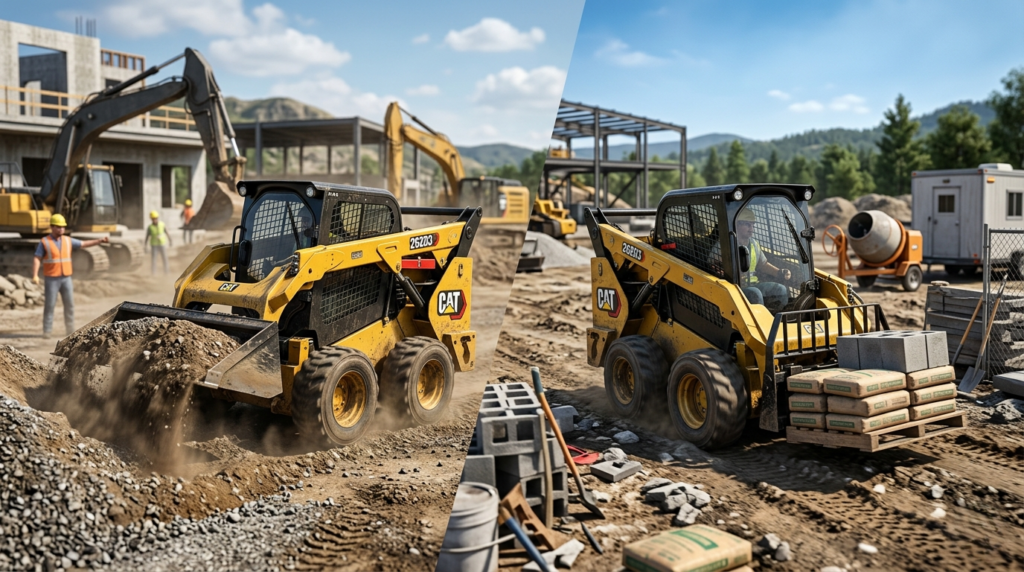 What are skid steer loaders used for