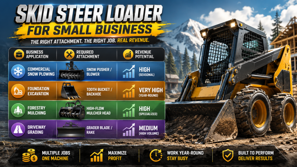Skid Steer Loader for Small Business Table