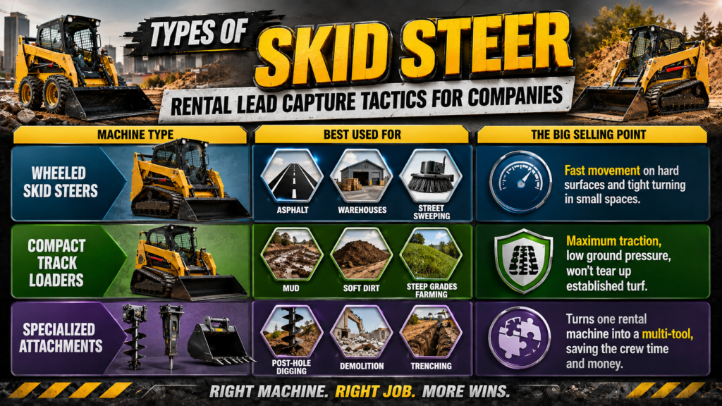 Skid Steer Rental Lead Capture Table