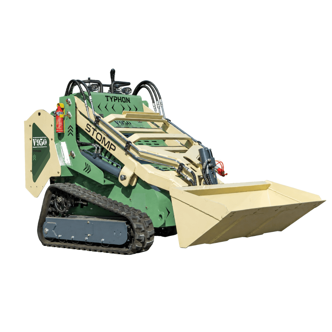Typhon Stomp V950 Mini Skid Steer Track Loader - Konstructz Series 1.5 Ton 25HP Kubota D1105 Engine - Image 22
