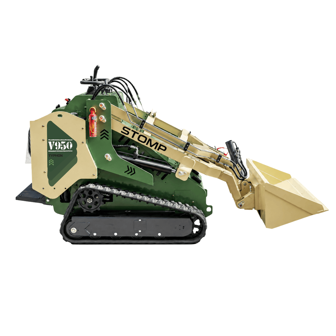 Typhon Stomp V950 Mini Skid Steer Track Loader - Konstructz Series 1.5 Ton 25HP Kubota D1105 Engine - Image 23
