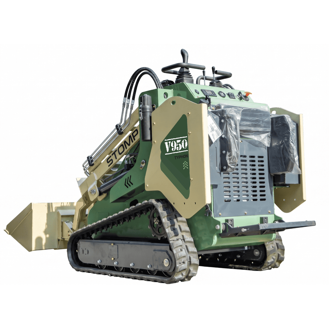 Typhon Stomp V950 Mini Skid Steer Track Loader - Konstructz Series 1.5 Ton 25HP Kubota D1105 Engine - Image 19