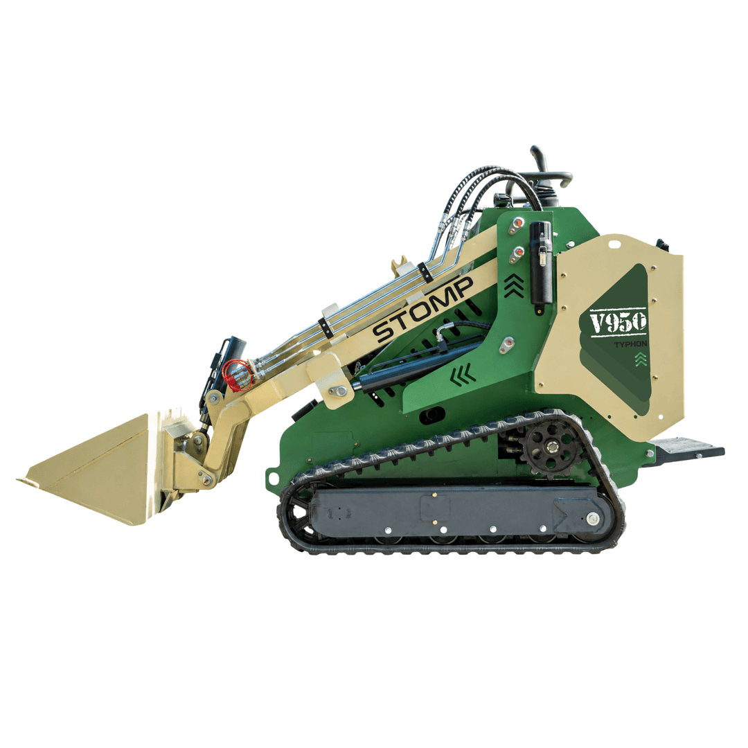 Typhon Stomp V950 Mini Skid Steer Track Loader - Konstructz Series 1.5 Ton 25HP Kubota D1105 Engine - Image 20