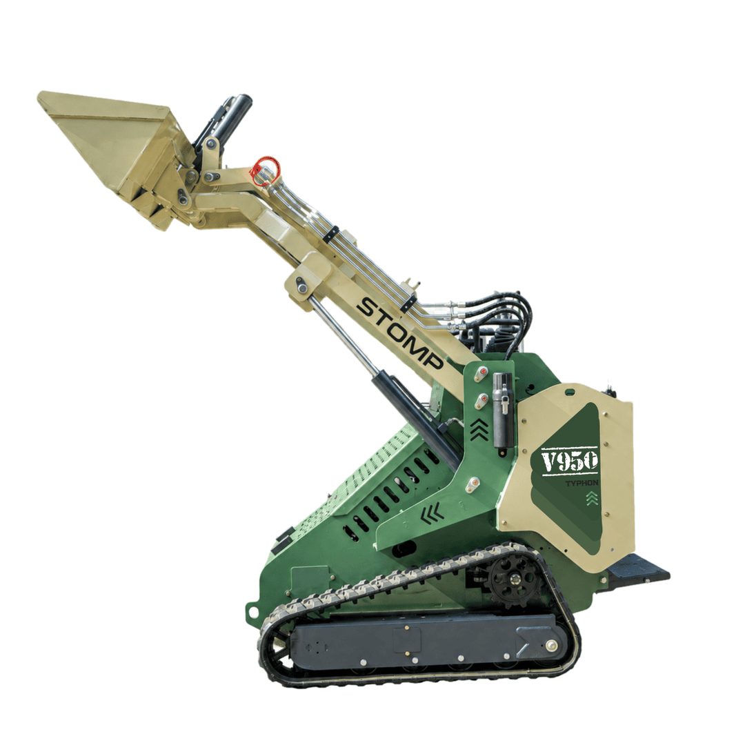 Typhon Stomp V950 Mini Skid Steer Track Loader - Konstructz Series 1.5 Ton 25HP Kubota D1105 Engine - Image 18