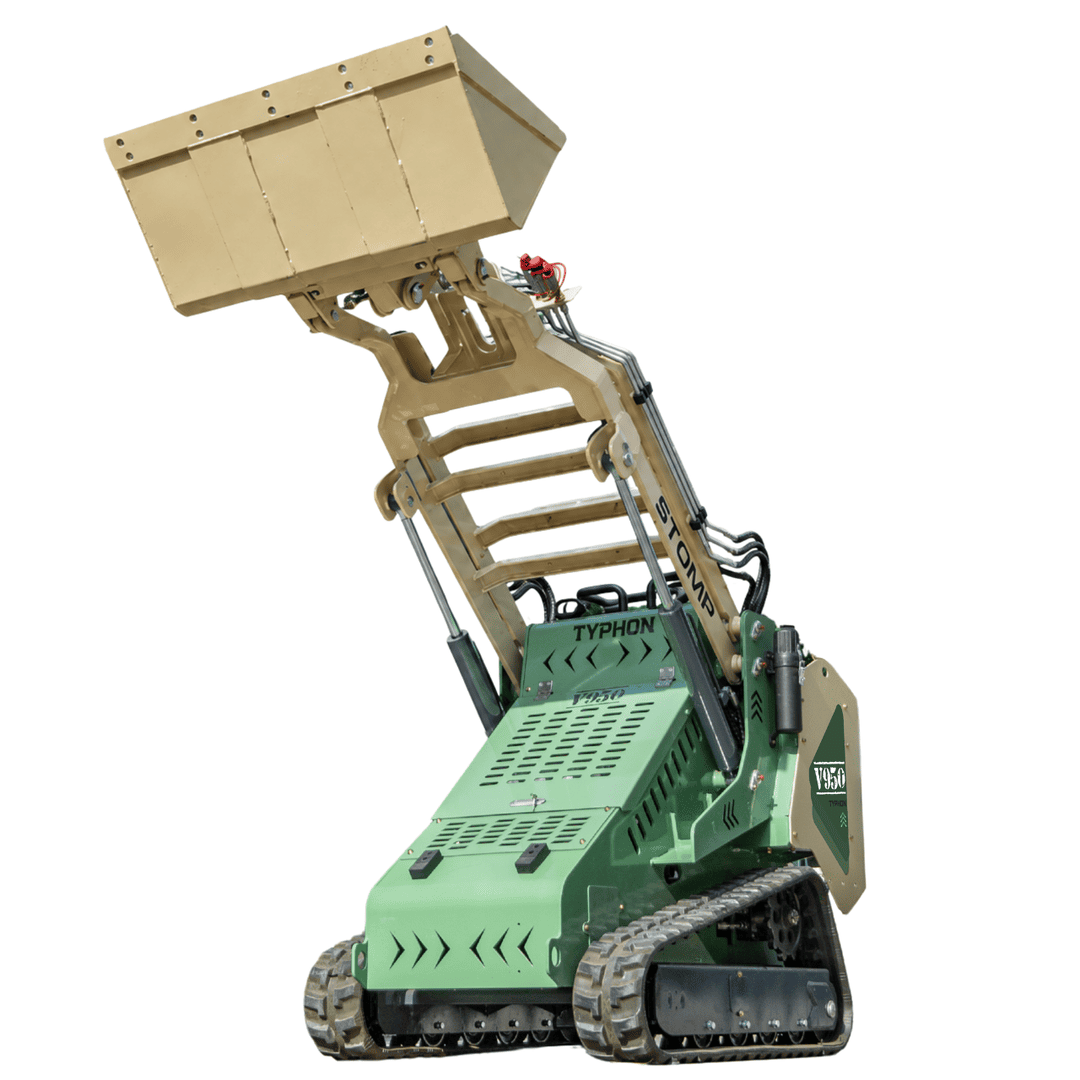 Typhon Stomp V950 Mini Skid Steer Track Loader - Konstructz Series 1.5 Ton 25HP Kubota D1105 Engine - Image 16